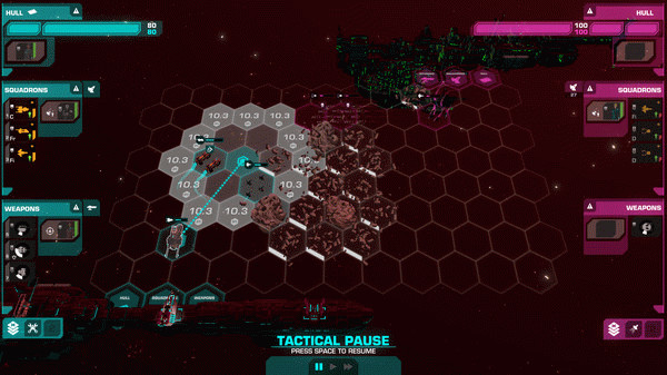 Игра Crying Suns, скриншот