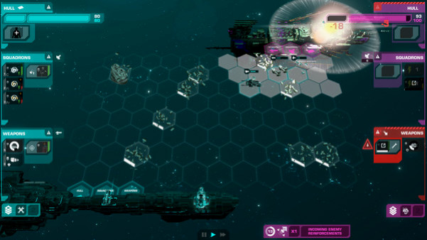 Игра Crying Suns, скриншот