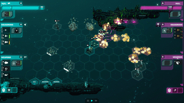 Игра Crying Suns, скриншот