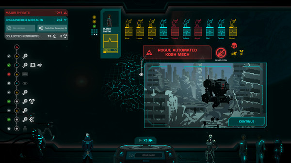 Игра Crying Suns, скриншот