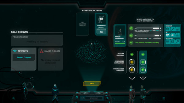 Игра Crying Suns, скриншот