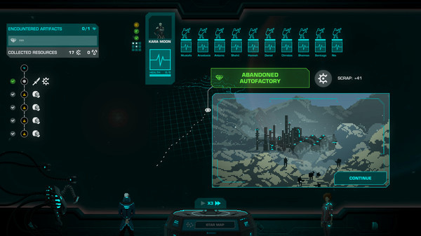 Игра Crying Suns, скриншот