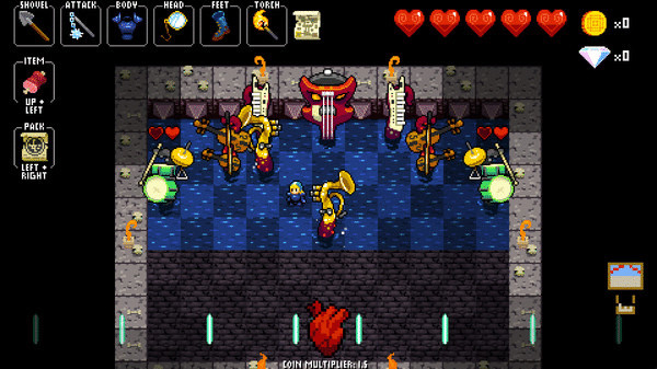 Игра Crypt of the NecroDancer Extras, скриншот