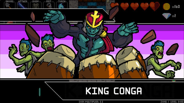 Игра Crypt of the NecroDancer Extras, скриншот
