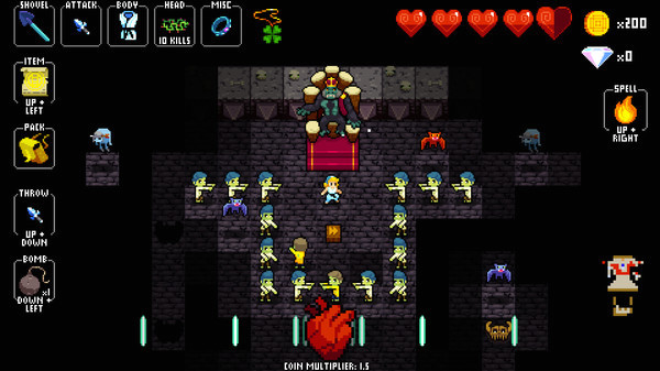 Игра Crypt of the NecroDancer Extras, скриншот