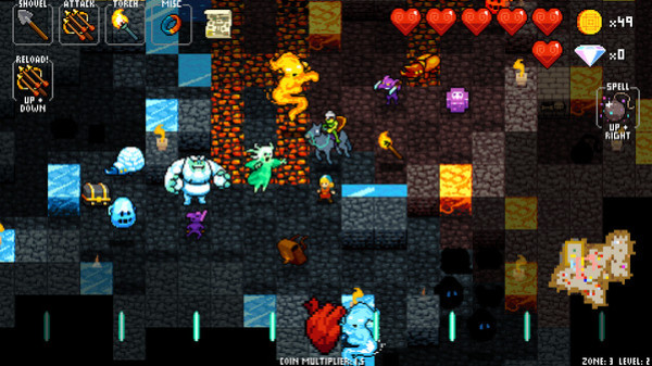 Игра Crypt of the NecroDancer Extras, скриншот