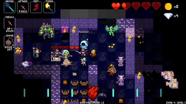 Игра Crypt of the NecroDancer Extras, скриншот