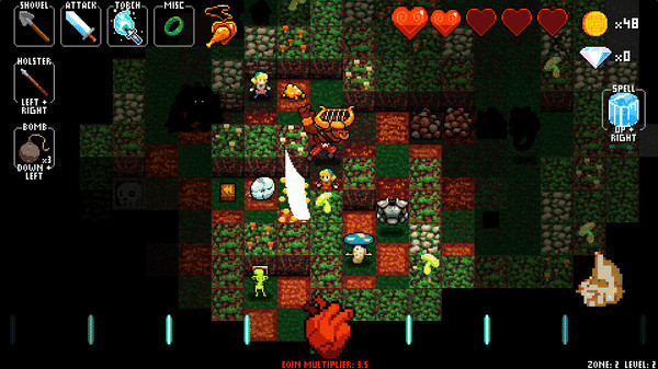 Игра Crypt of the NecroDancer Extras, скриншот