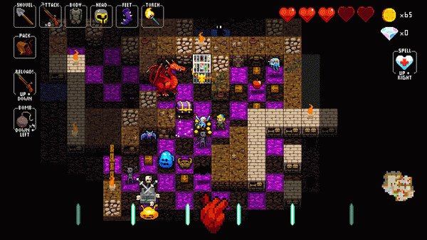 Игра Crypt of the NecroDancer, скриншот