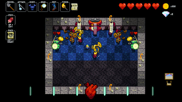 Игра Crypt of the NecroDancer, скриншот