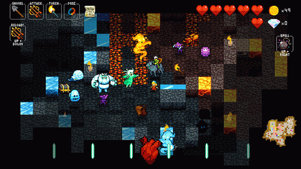 Игра Crypt of the NecroDancer, скриншот