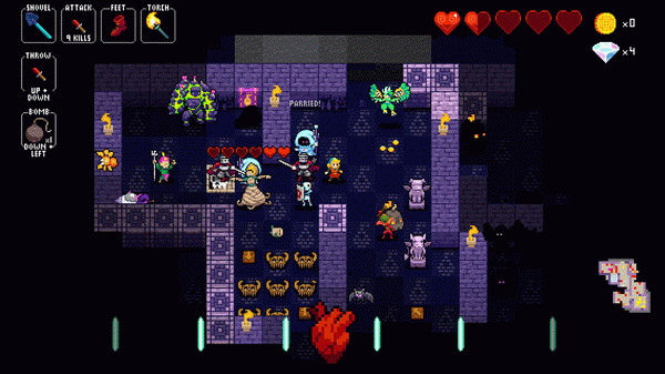 Игра Crypt of the NecroDancer, скриншот