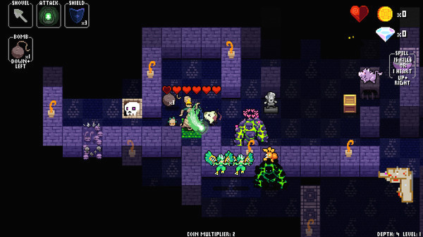 Игра Crypt of the NecroDancer: SYNCHRONY, скриншот