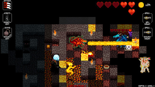Игра Crypt of the NecroDancer: SYNCHRONY, скриншот