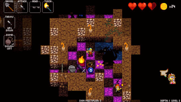Игра Crypt of the NecroDancer: SYNCHRONY, скриншот