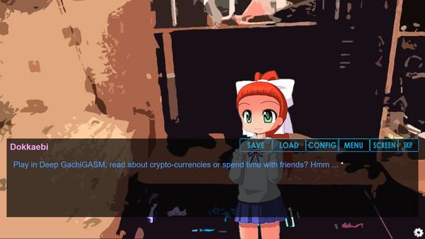 Игра Crypto Girl The Visual Novel, скриншот