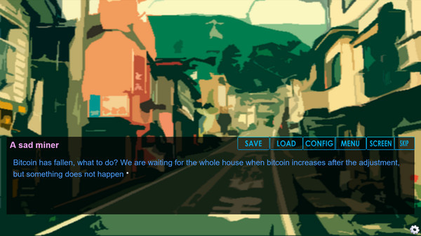 Игра Crypto Girl The Visual Novel, скриншот