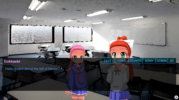 Игра Crypto Girl The Visual Novel, скриншот