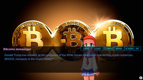 Игра Crypto Girl The Visual Novel, скриншот