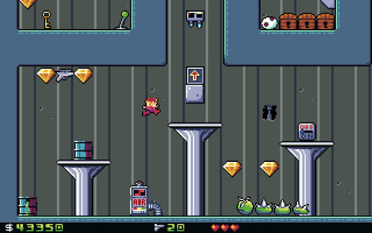 Игра Crystal Caves HD, скриншот