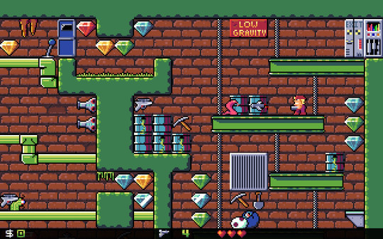 Игра Crystal Caves HD, скриншот