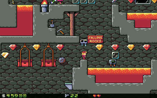 Игра Crystal Caves HD, скриншот