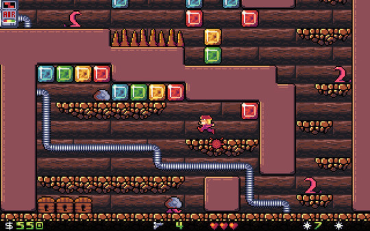Игра Crystal Caves HD, скриншот