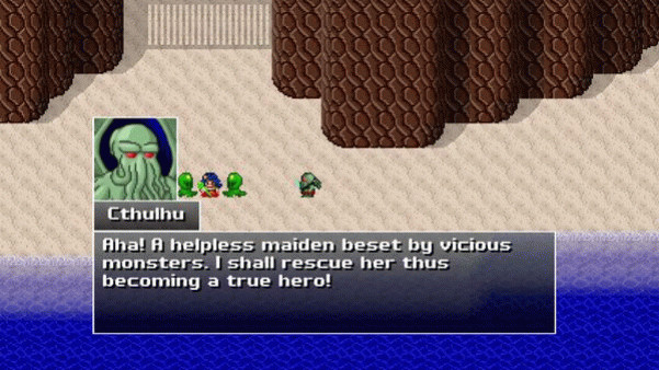 Игра Cthulhu Saves the World, скриншот