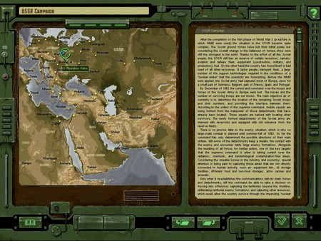 Игра Cuban Missile Crisis, скриншот