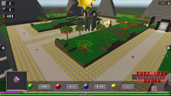 Игра Cube Land Arena, скриншот