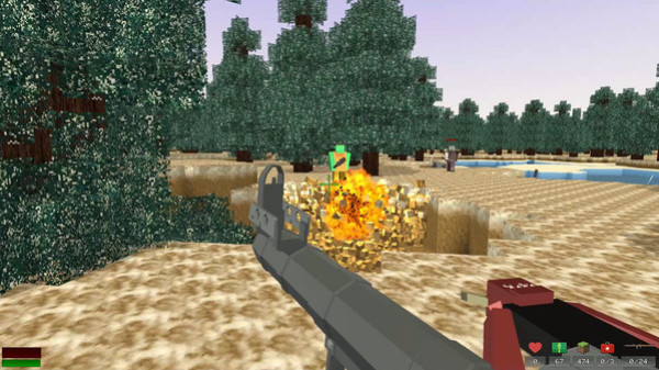 Игра Cube Worlds Survival, скриншот