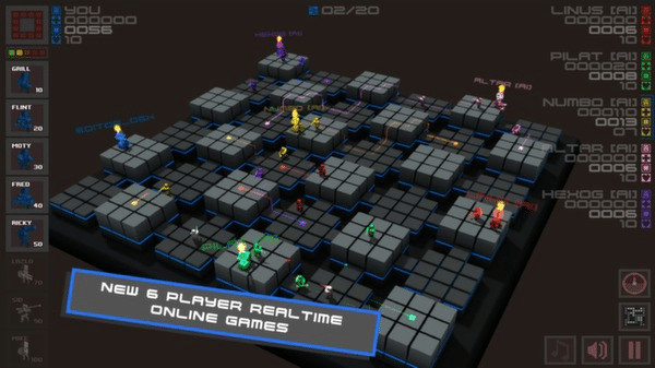 Игра Cubemen, скриншот