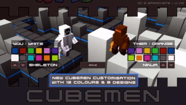 Игра Cubemen, скриншот