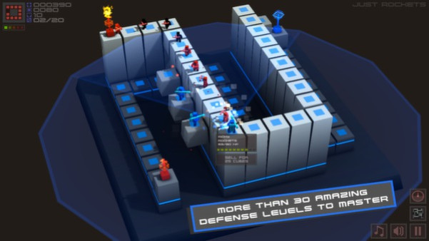 Игра Cubemen, скриншот