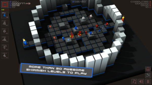 Игра Cubemen, скриншот