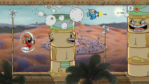 Игра Cuphead, скриншот