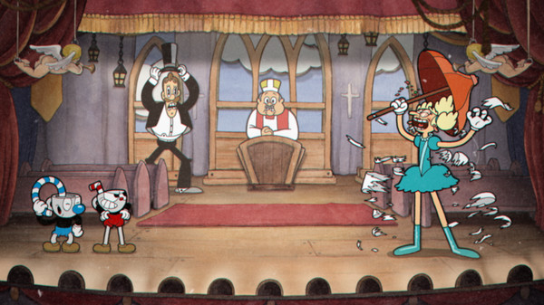 Игра Cuphead, скриншот
