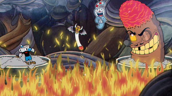 Игра Cuphead, скриншот