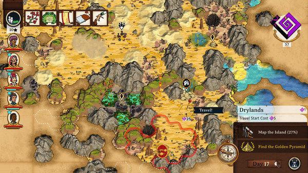 Игра Curious Expedition 2, скриншот