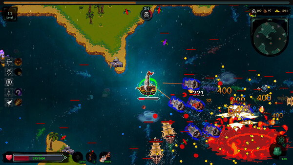 Игра Curse of Pirates, скриншот