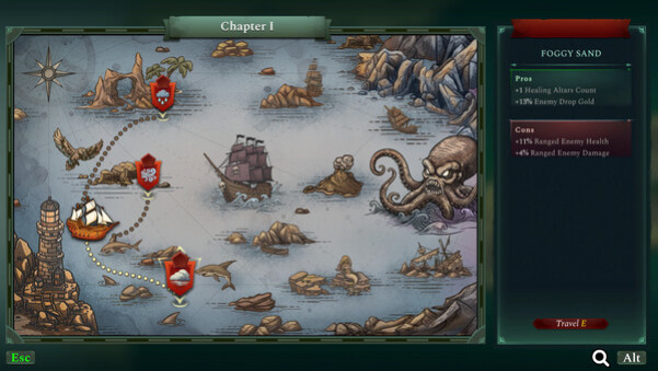 Игра Curse of Pirates, скриншот