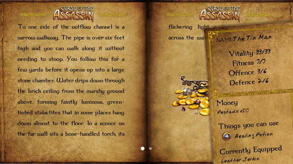 Игра Curse of the Assassin, скриншот