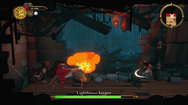 Игра Curse of the Sea Rats, скриншот