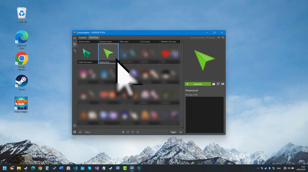 Игра Cursor Engine, скриншот