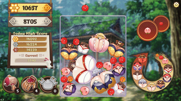 Игра Cute Suika: Big Watermelon, скриншот