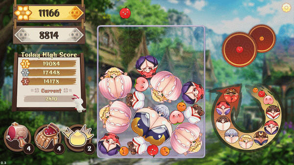 Игра Cute Suika: Big Watermelon, скриншот