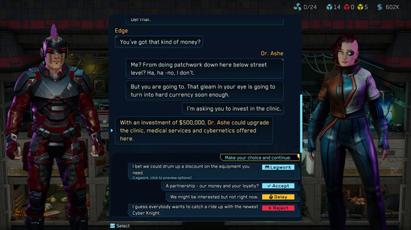 Игра Cyber Knights: Flashpoint, скриншот