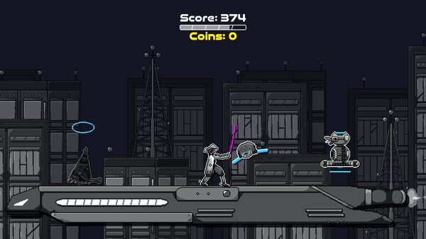 Игра Cyber Saber PRO, скриншот