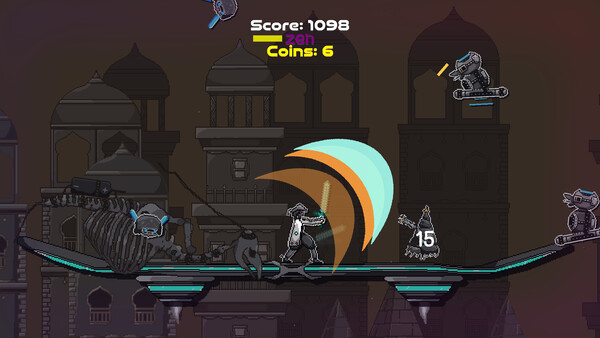 Игра Cyber Saber PRO, скриншот