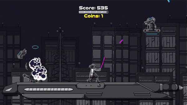 Игра Cyber Saber PRO, скриншот